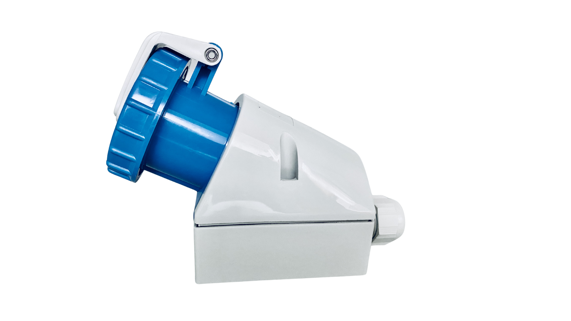 ABL Universal Outdoor Empty Socket Box | Awning Socket With Magnetic Lid | White