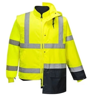 Portwest 5-IN-1 Yellow/Marine Size 3XL with FAM Logo