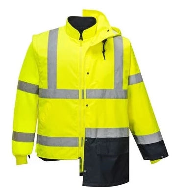 Portwest 5-IN-1 Yellow/Marine Size M with FAM Logo