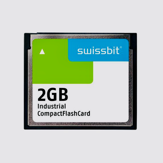 Swissbit SFCF2048H1AF2TO-I-DS-527-STD - Industrial Compact Flash Memory Card 2GB
