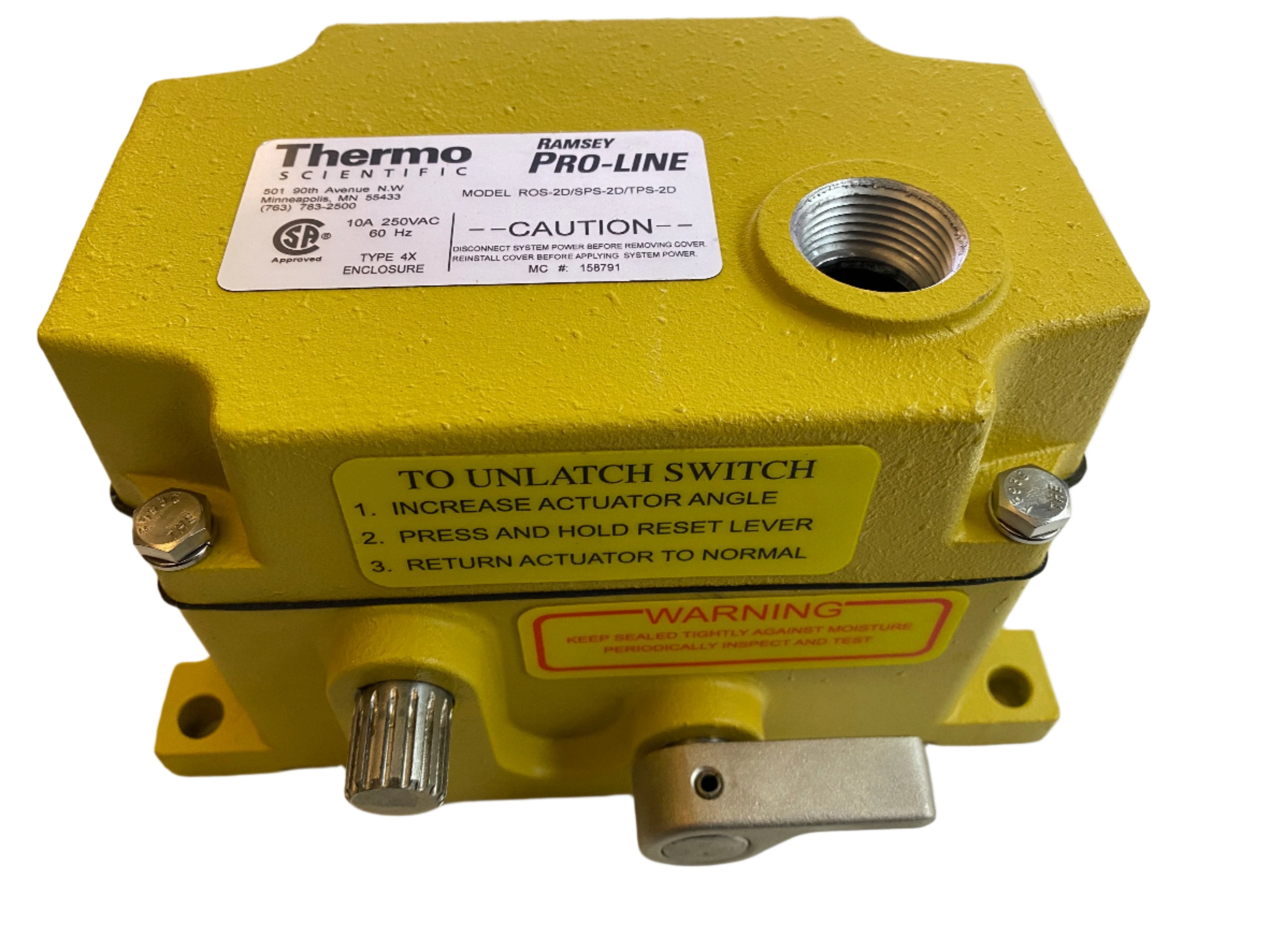 Thermo Scientific SPS2D4X Ramsey ProLine Safety Pull Switch