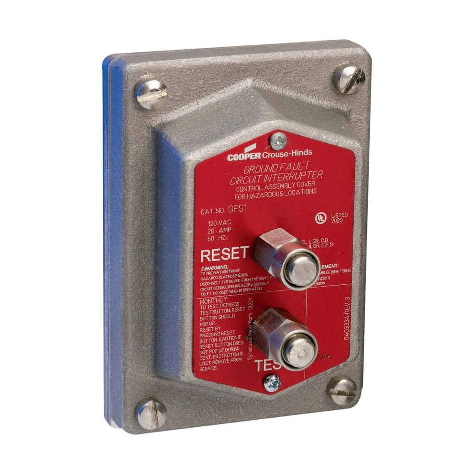Eaton Crouse-Hinds GFS1  -  Explosion-proof Ground Fault Circuit Interrupter