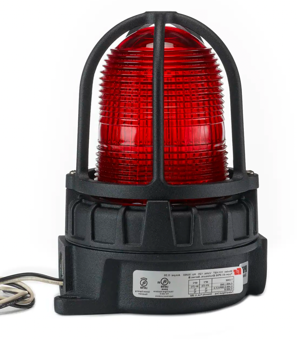 Federal Signal Strobe Light 151XST-S120R Red