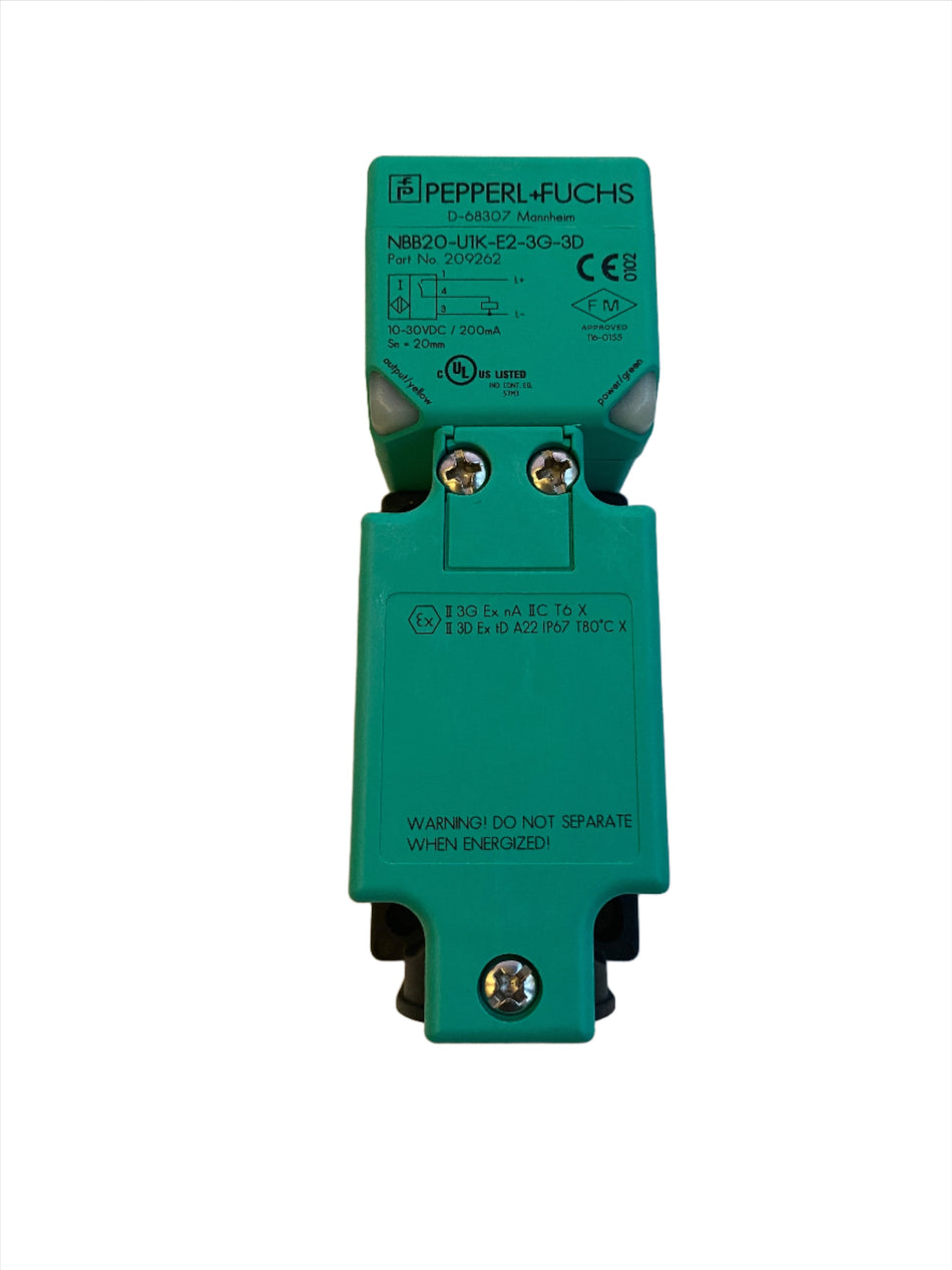 Pepperl+Fuchs Inductive Sensor NBB20-U1K-E2-3G-3D