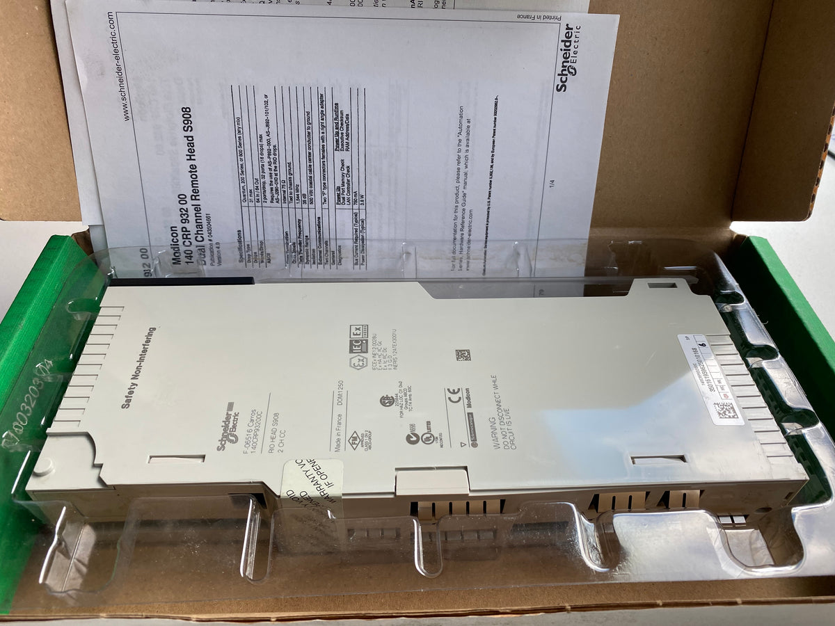 Module Rio Schneider 140CRP93200 Schneider Electric RIO head-end Adaptor Module S908 ...